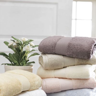 Набір махрових рушників із 3 шт. 30х50 см. + 50х90 см. + 75х150 см. Soft cotton DELUXE 2 77525 фото