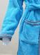 Халат дитячий Zeron Welsoft 7-8 років, колір – бірюзовий. 125393 фото 3