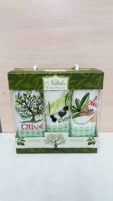 Набір рушників Nilteks Olive 35x50 см 3 шт. 75800 фото