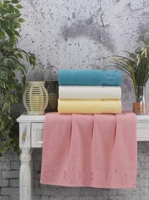 Набор махровых полотенец Zeron CICEK DESEN 100x150 см из 4 шт. 118770 фото
