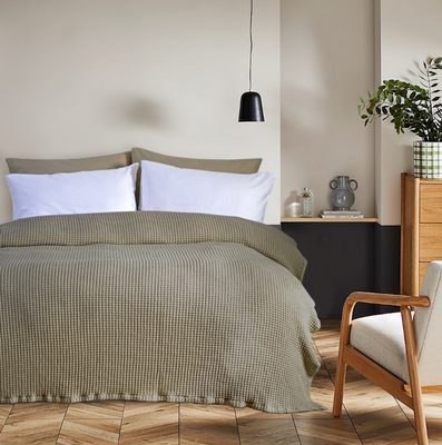 Покривало Lotus Home Bellia khaki 200х220 см 197466 фото