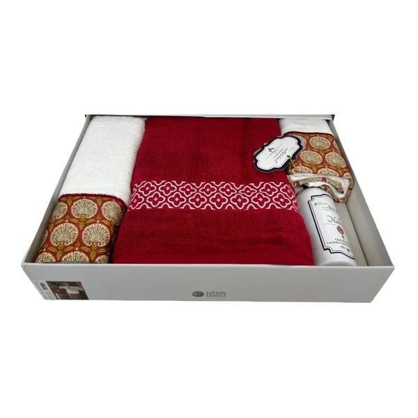 Набор полотенец Istanbul BAHAR из 3-х шт (30x50 см, 50x90 см, 80x150 см) 124081 фото