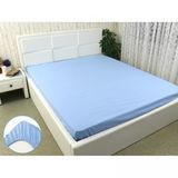 Простирадло на гумці Руно безевое Blue1 160х200 см 123310 фото