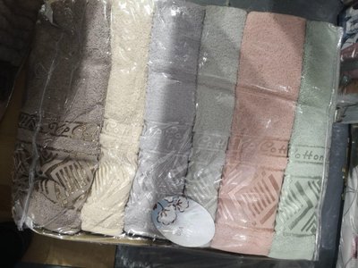 Набір махрових рушників Cestepe VIP Cotton Vx01 із 6 штук 50х90 см 110678 фото