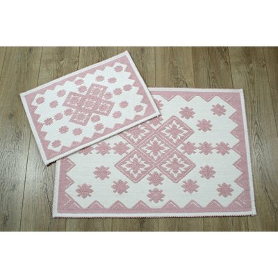 Набір килимків для ванної Irya Culina pudra 40x60 см + 60x100 см 80587 фото