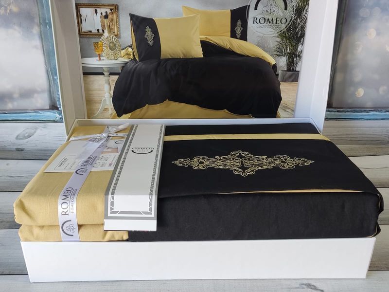 Постільна білизна Romeo Home з вишивкою, модель 7, євро 173256 фото