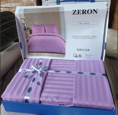 Постельное белье Zeron Satin Stripe Lilac 123901 фото