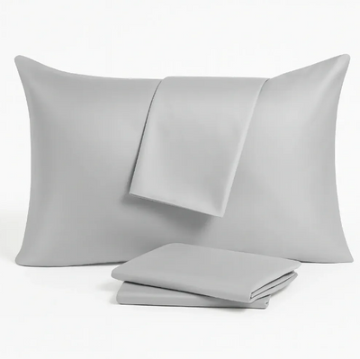 Наволочка U-tek Home Сатин Boston Soft Grey 70х70 см 215865 фото