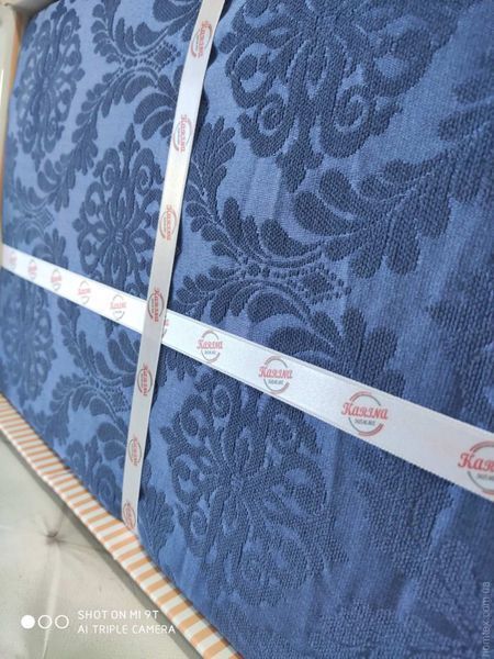 Покрывало жаккардовое Karina Homme Meltem indigo 250x260 см 114691 фото