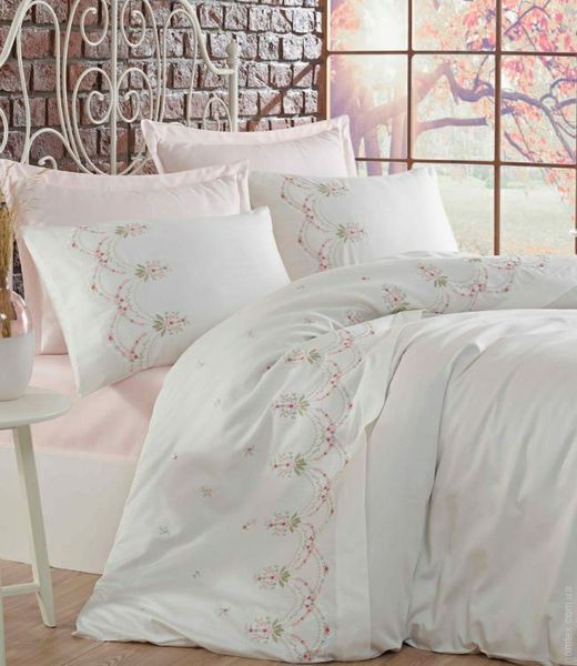 Постельное белье Dantela Vita Embroidered Lisa евро 60459 фото