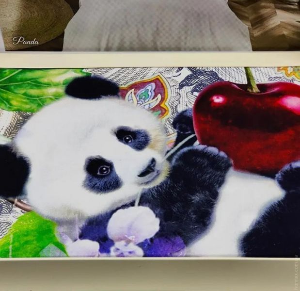 Постільна білизна Tivolyo Home Panda полуторна 69742 фото
