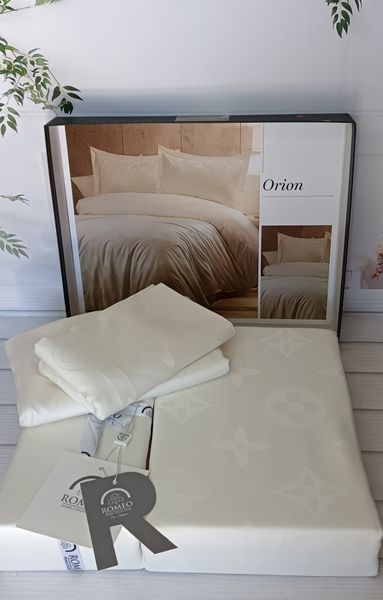 Постельное белье Romeo Home сатин - жаккард Orion евро 211403 фото