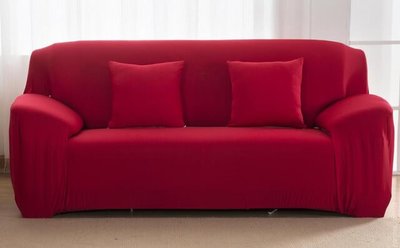 Набір чохлів HomyTex на кутовий диван 3.2 еластичний Кава-червоний 183014 фото
