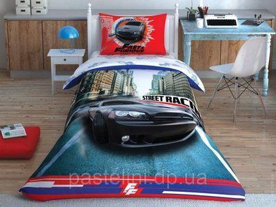 Постільна білизна TAC Disney Fast and Furious дитяча 115760 фото