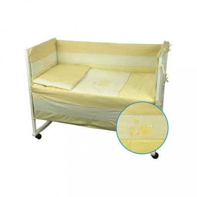 Спальний комплект для дитячого ліжечка Руно "Кошенята" жовтий 62675 фото