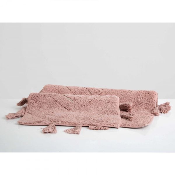 Набір килимків Irya-Esty gul kurusu рожевий 60х90 см + 40х60 см 107195 фото