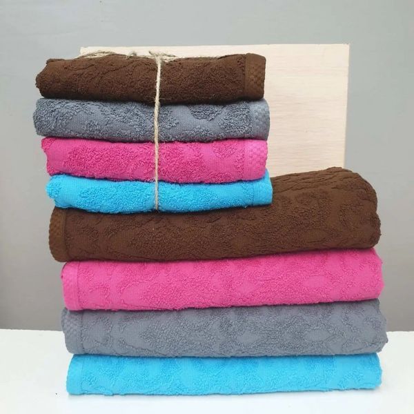 Полотенца махровые хлопок (сауна) Zeron DAMASK DESEN 100x150 см 4шт. 450 г/м2 125068 фото