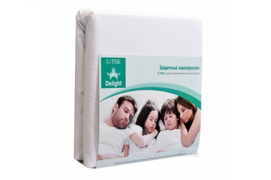 Наматрацник непромокальний Utek Delight 140x200 см на резинці по периметру. 51251 фото