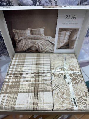 Постельное белье Aran Clasy Ranforce Ravel V-1 евро 212855 фото