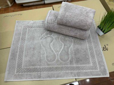 Набір махрових рушників для ніг Gold soft life 50х70 см із 6-ти шт. темно-бежеві 217373 фото