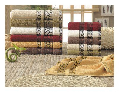 Набір махрових рушників Sikel Bamboo Tasli із 6 шт. 50х90 см 114044 фото