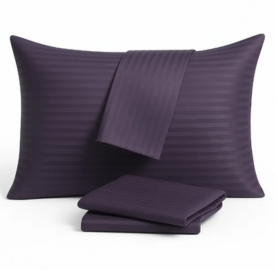 Наволочка U-tek Home Сатин Boston Anthracite Stripe 40х60 см 215868 фото