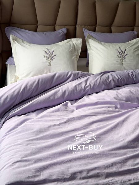 Постельное белье Istanbul Sweet Dreams Lavender вареный хлопок с вышивкой евро комплект 200х220 fc44582 фото