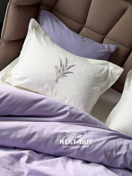 Постельное белье Istanbul Sweet Dreams Lavender вареный хлопок с вышивкой евро комплект 200х220 fc44582 фото
