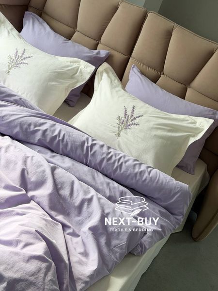 Постельное белье Istanbul Sweet Dreams Lavender вареный хлопок с вышивкой евро комплект 200х220 fc44582 фото