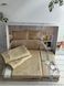 Постільна білизна сатин - жаккард Romeo Home Ramses beige євро 209494 фото 1