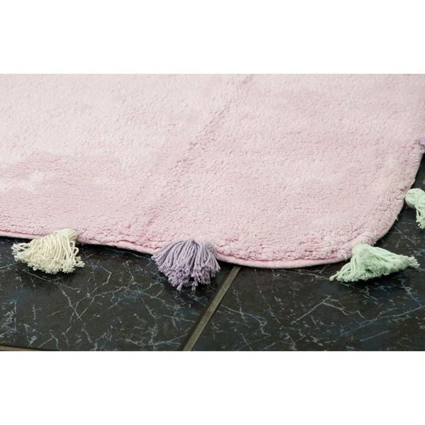 Коврик для ванной Irya Lucca pembe розовый 70x110 см 61591 фото