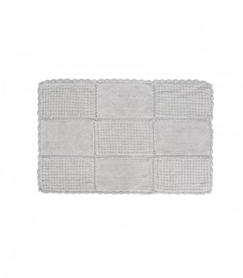 Набір килимків Irya-Sandy silver срібло 65х100 см + 45х65 см 90529 фото
