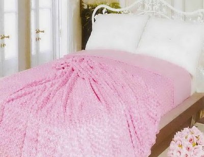 Покривало N-Soft Le Vele 220x240 см. колір - Pink, рожеве 1072 фото