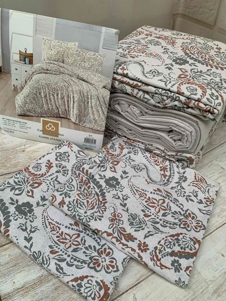 Постільна білизна Cotton Collection фланель модель 7 євро 173313 фото