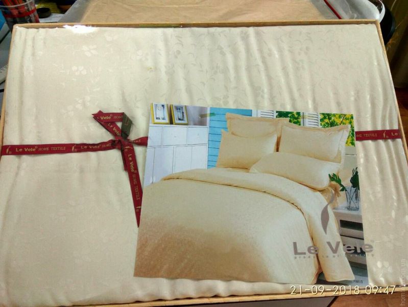 Постільна білизна Le Vele Silk Paris beige натуральний шовк 300 фото