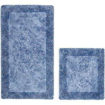 Набор ковриков Arya Tiffany Голубой 2 предмета 60х100 см + 60x50 см 123013 фото