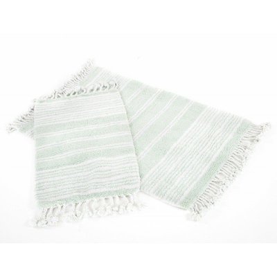 Набір килимків для ванної Irya Relax yesil зелений 40x60 см + 60x90 см 61710 фото