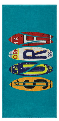 Пляжное полотенце Maisonette Surf 340 г/м2 75х150 см 194414 фото