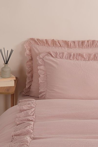 Постільна білизна Istanbul Romantica rose євро 200х220 jacquard fc31720 фото