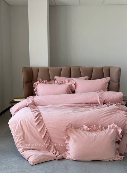 Постільна білизна Istanbul Romantica rose євро 200х220 jacquard fc31720 фото