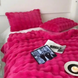 Плед - Покрывало Home Textile Sable 200x230 см с искусственного меха розовое 184889 фото 3