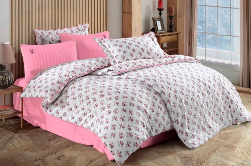 Постільна білизна Maison Dor Diana Rose rose сімейне 218962 фото