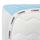 Простирадло на гумці Sonex Aero Ocean Blue 90х200+25 см 57905 фото