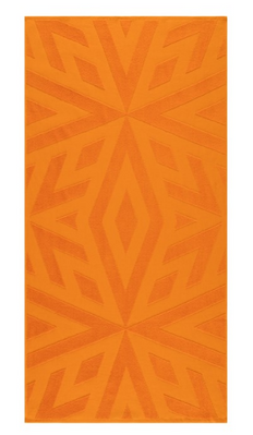 Пляжное полотенце Maisonette Mar Maris Peshtemal оранжевое 350 г/м2 75х150 см 194415 фото