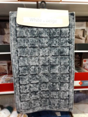 Набор ковриков из 2-х штук White Beige 50x60 см + 60x100 см, модель 6 194577 фото