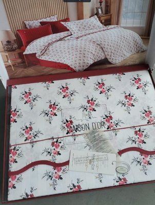 Постільна білизна Maison Dor Diana Rose red євро 218963 фото