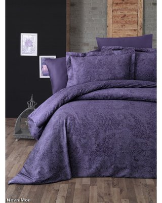 Постельное белье First Choice сатин Neva Purple семейный 121501 фото
