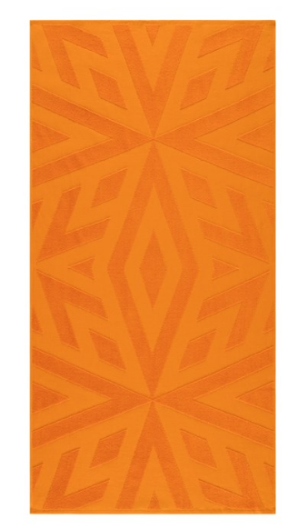 Пляжний рушник Maisonette Mar Maris Peshtemal помаранчевий 350 г/м2 75х150 см 194415 фото