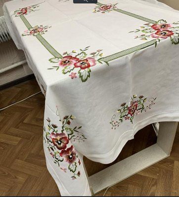 Скатертина Alltex 150x220 см з вишивкою, модель 26 209893 фото