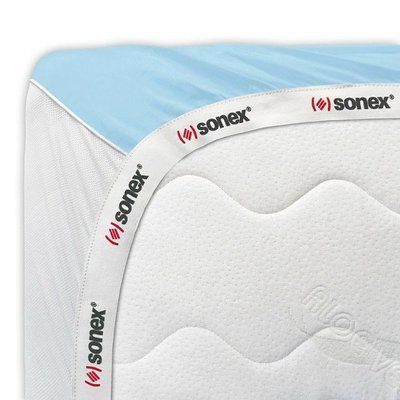 Простирадло на гумці Sonex Aero Ocean Blue 90х200+25 см 57905 фото